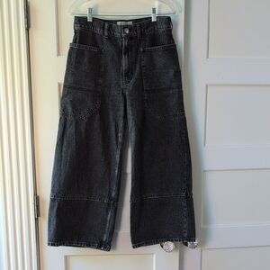 Everlane The Way-High Gardener Cropped Jean - Washed Black 28